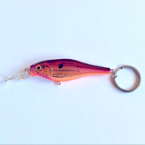 3/$15 NEW Fishing Lure Tackle Keychain Jigging Rattle UNISEX, 1 Keychain NWOT - Picture 2 of 11